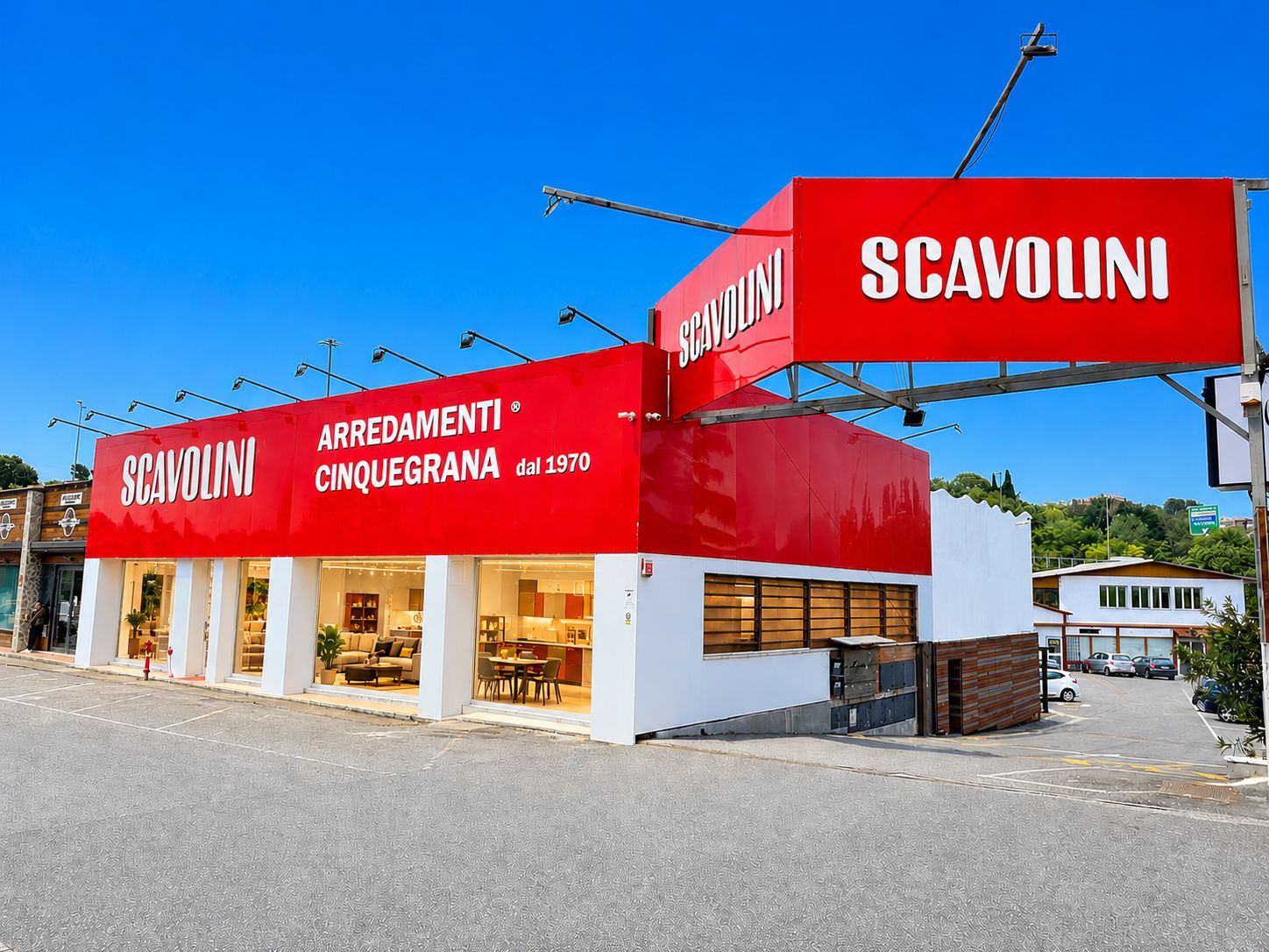 Esterno showroom Arredamenti Cinquegrana Roma